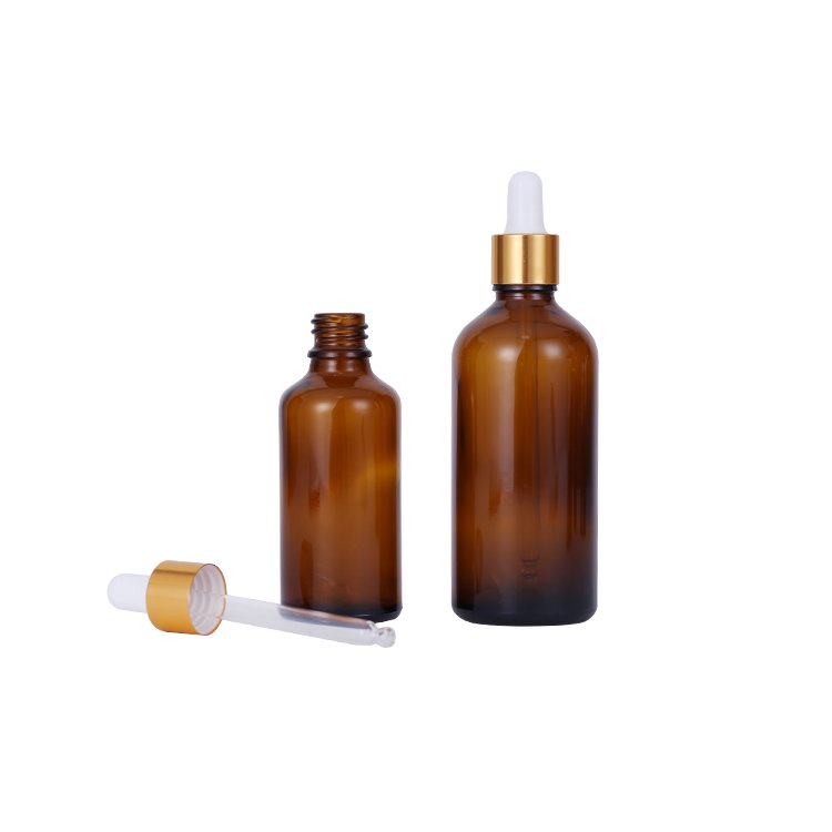 wholesale 10ml 30ml 50ml glass dropper bottle with box amber essential oil bottle glass dropper 1oz tincture bottle