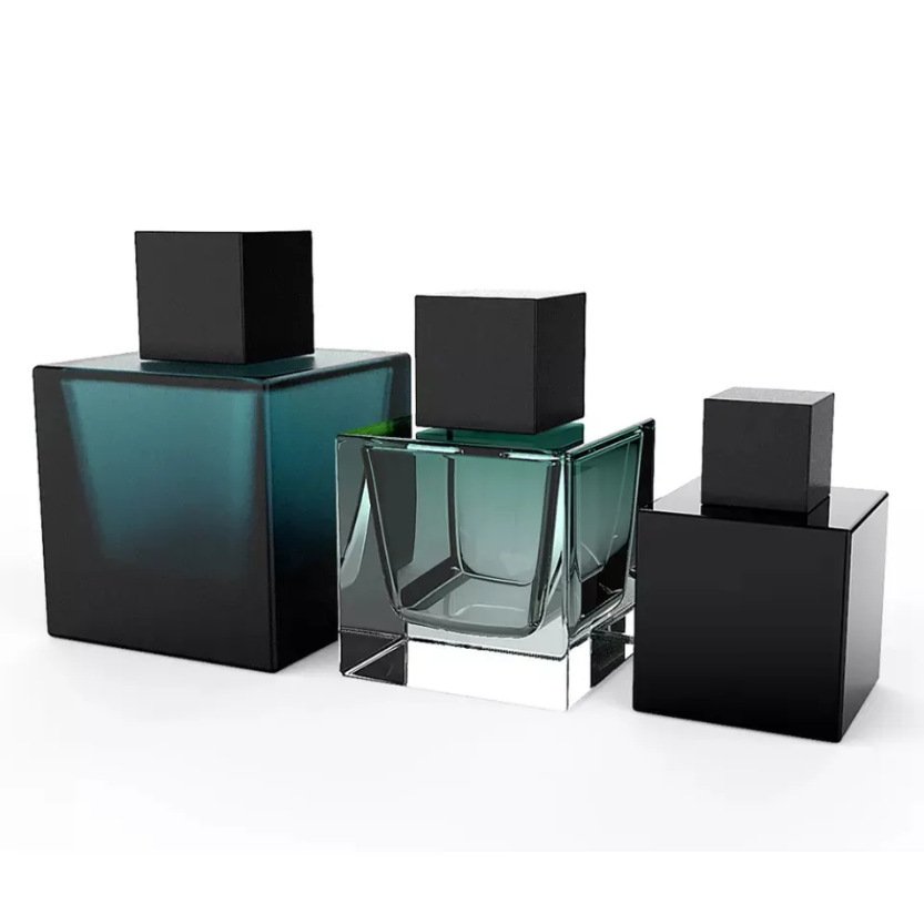 100ml 50ml 30ml Square Perfume Glass Bottle 50ml Empty Hight Quality Perfume Glass Bottle