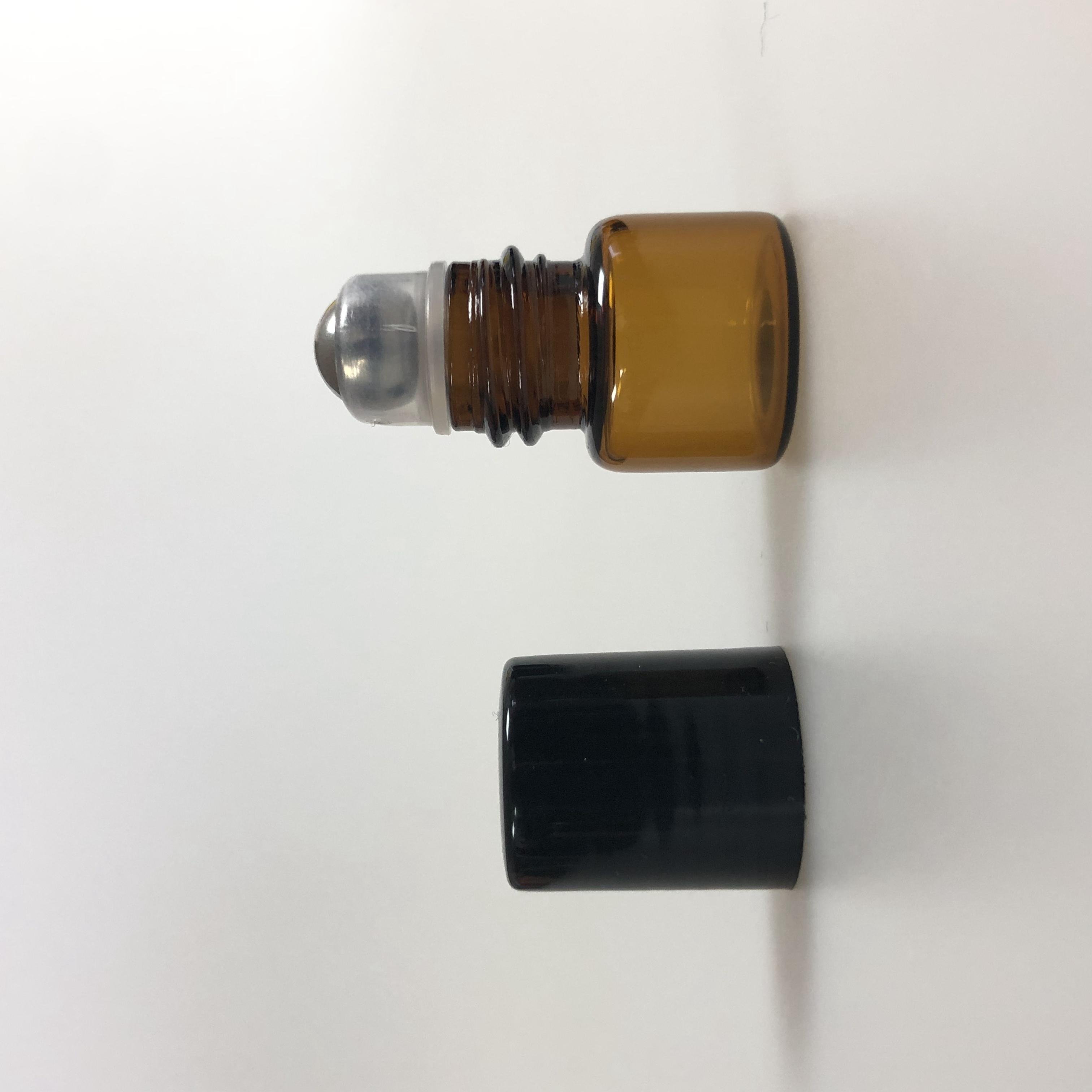 wholesale Amber 1ml 2ml 3ml 5ml 10ml Rollerball glass bottles Perfume Glass Bottle
