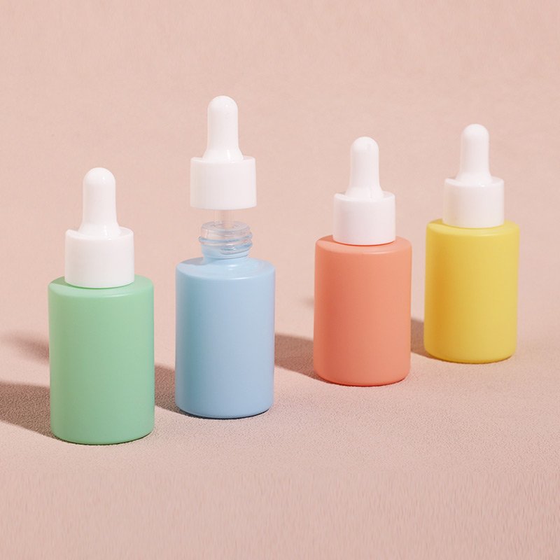 2024 In Stock Recyclable Glass Bottle For Oil Dropper Bottles with White Lid Luxury Guangzhou Wholesale 30ml 1oz