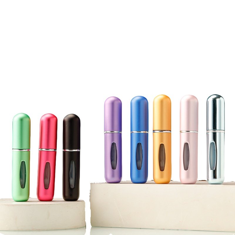Luxury Travel Size Empty Portable Pocket Perfume Refillable Atomizer Glass Bottle For Mini Spray