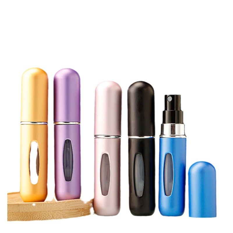 Luxury Travel Size Empty Portable Pocket Perfume Refillable Atomizer Glass Bottle For Mini Spray