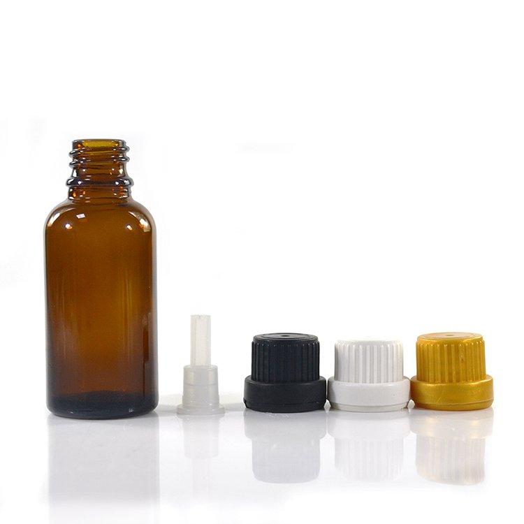 5ml 10ml amber Essentials oil 10ml Amber Glass Bottles with Euro Dropper Orifice reducer cap for Perfume Aromatherapy