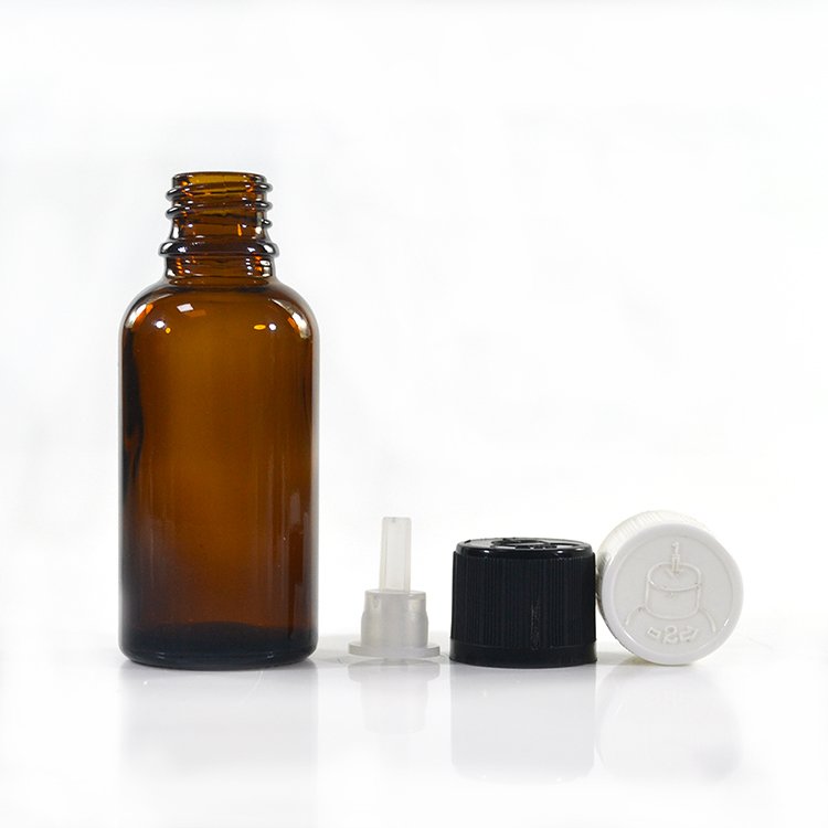 5ml 10ml amber Essentials oil 10ml Amber Glass Bottles with Euro Dropper Orifice reducer cap for Perfume Aromatherapy