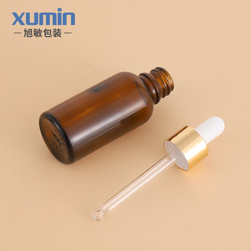 10ml 50ml 100ml 30ml dropper bottle amber 2oz hair serum bottle 4 oz amber glass bottle with dropper gold cap