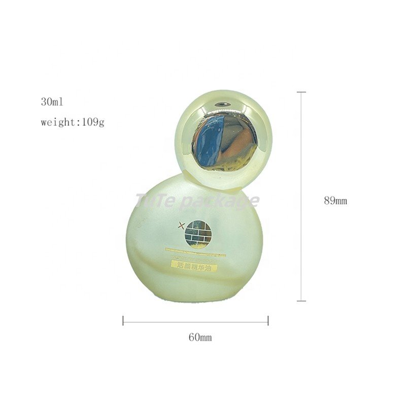 cosmetics essence milk pump glass spray bottle glass bottle for cosmetics liquid packaging essence emulsion head glass bottle