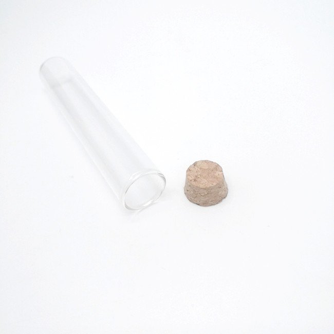 1g 3g 5g saffron jar tube small glass bottles with cork stopper
