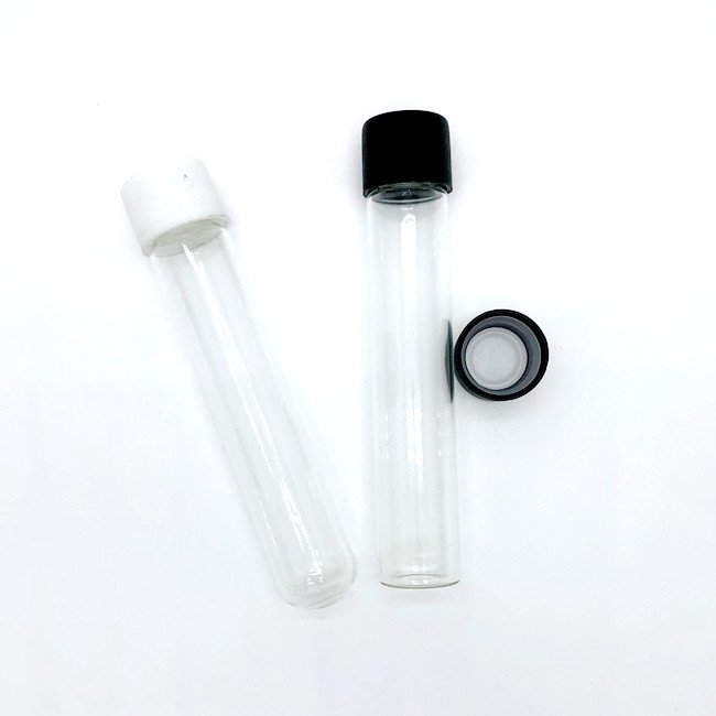 1g 3g 5g saffron jar tube small glass bottles with cork stopper