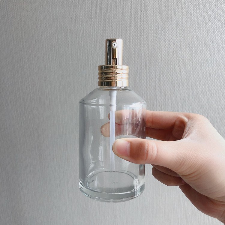 15ml 30ml 60ml 100ml 120ml 200ml Round Clear Perfume Spray Glass Bottle