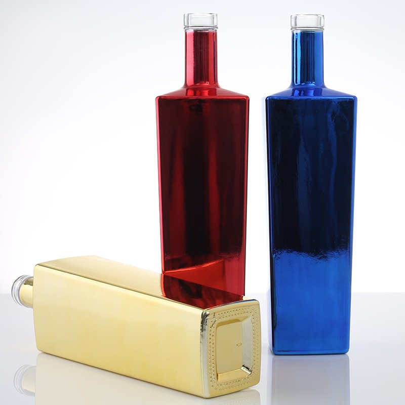 Liquor Spirits Bottles Glass Bottles Packaging Glass Champagne Gold 75cl Glass Bottles for Juice Beverage Cylinder SHANDONG Cork