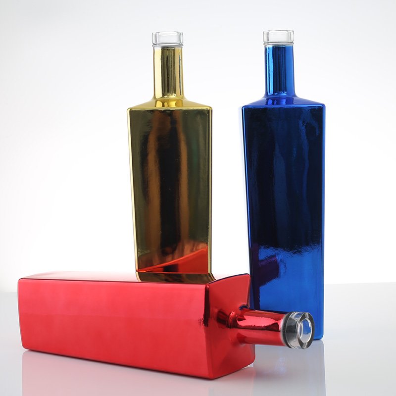 Liquor Spirits Bottles Glass Bottles Packaging Glass Champagne Gold 75cl Glass Bottles for Juice Beverage Cylinder SHANDONG Cork