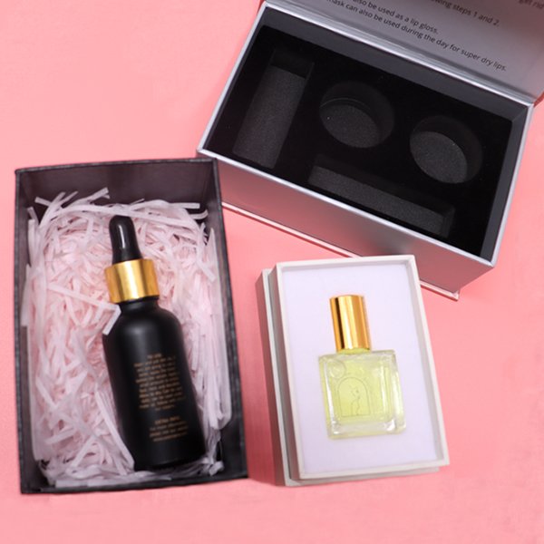 Luxury Empty 20ml 1oz 30ml 50ml 80ml100ml Frosted face glass Essential oil serum bottle dropper glass bottle with box