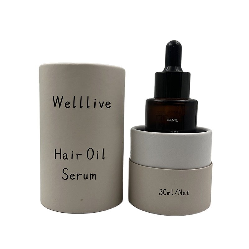 Luxury Empty 20ml 1oz 30ml 50ml 80ml100ml Frosted face glass Essential oil serum bottle dropper glass bottle with box