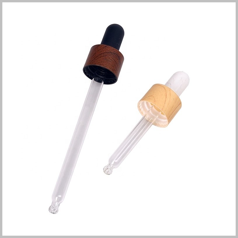 50ml frosted brown glass dropper bottle 50 ml frosted amber glass bottle with water transfer plastic wooden dropper