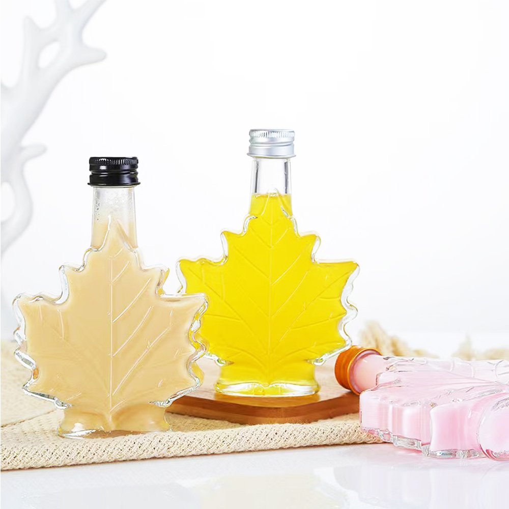Soda Beverage Drinking Mineral Water Glass Bottle Custom Clear Drinking Juice Glass Bottle