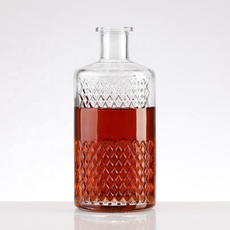 Custom Empty Luxury Vodka Spirit 700ml Gin Glass Bottle For Liquor