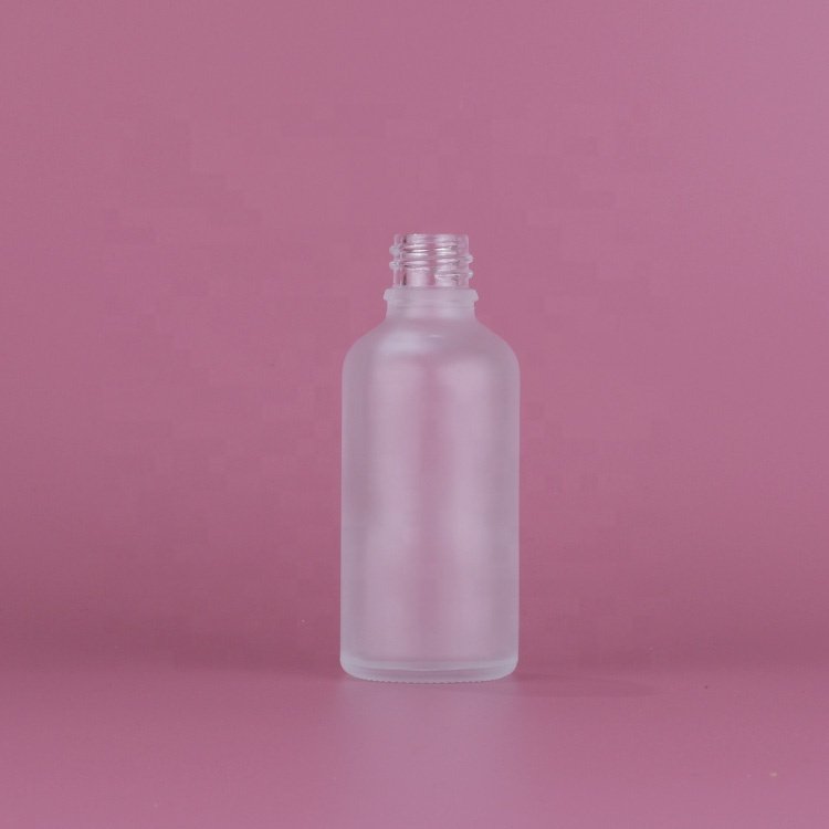 Custom Screen Printing 1 oz 30 ml Transparent Matte Glass Bottles for Essential Oils with Spray