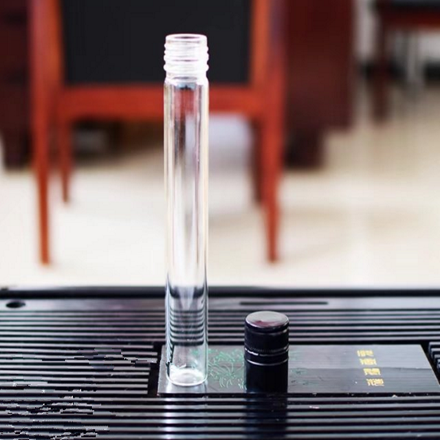 100ML Glass Vials High Borosilicate Test Tube Wine Bottle Glass Wine Bottle With Aluminum Screw Lid