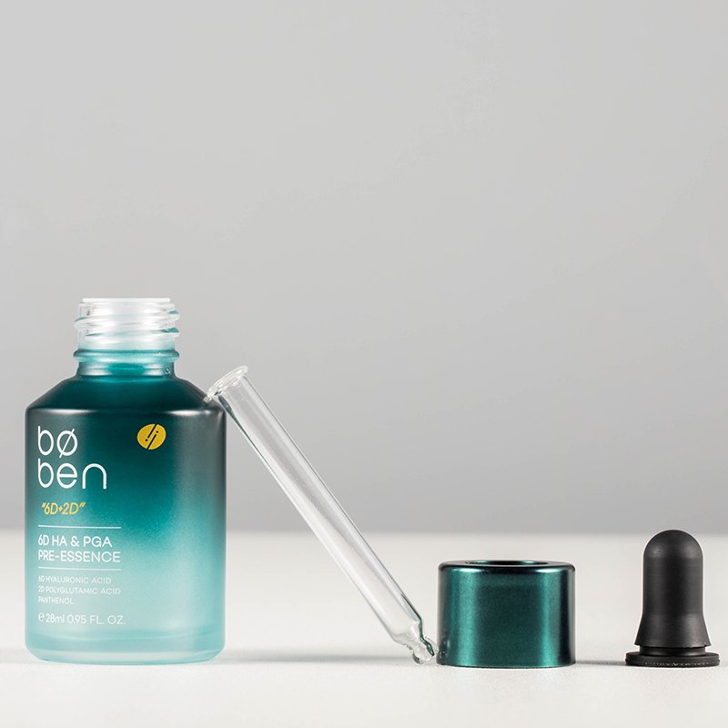 Wholesale Essential oil bottle 30ml glass bottle dropper luxury glass eye serum dropper bottles for face skincare