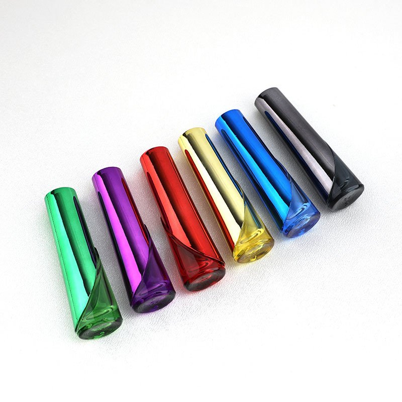 13ML New Shape Rainbow Color Portable Perfume Glass Bottle With Plastic Cap