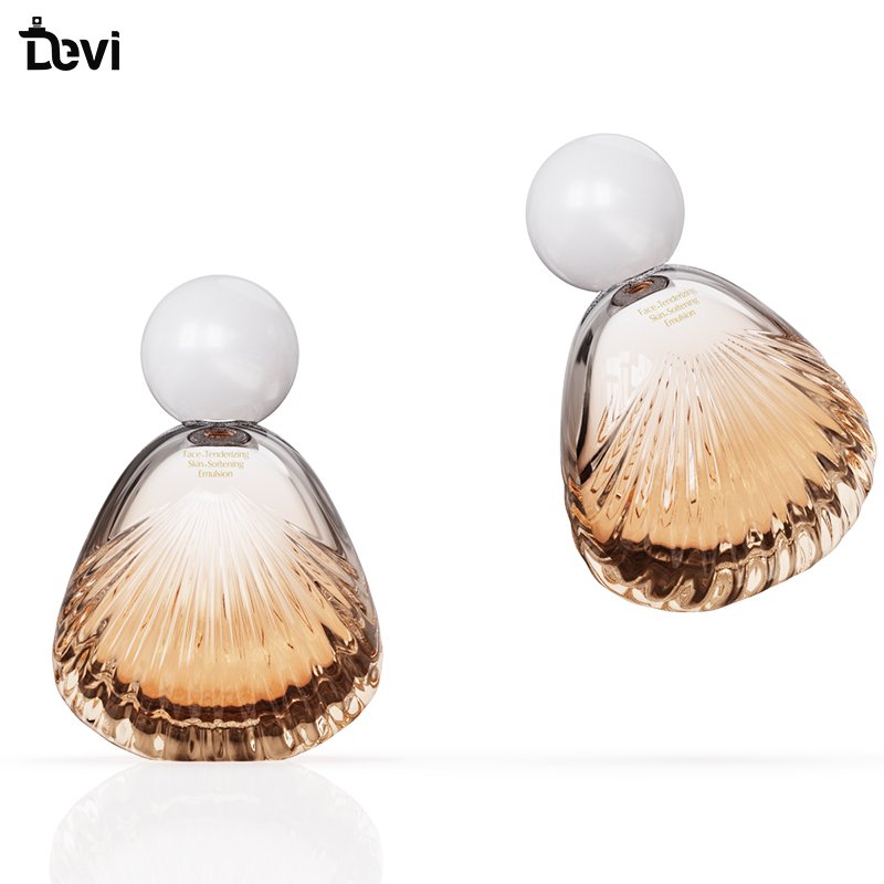 Devi Wholesale100ml luxury class cap empty round fancy perfume glass bottle for sale elegant perfume bottles