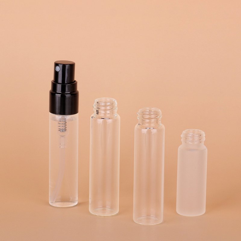 4ml 5ml Wholesale Glass Bottle Aluminium Mist Spray Lids Empty Perfume Sub-Bottle For Perfume Package Easy Refill