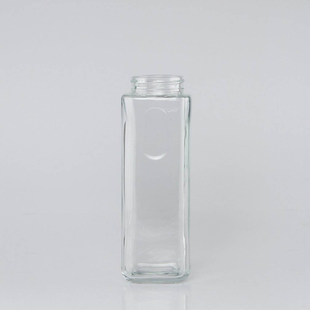 White Leakproof Glass Olive Oil Dispenser Bottle 480ml Cooking Oil Bottle With Lid