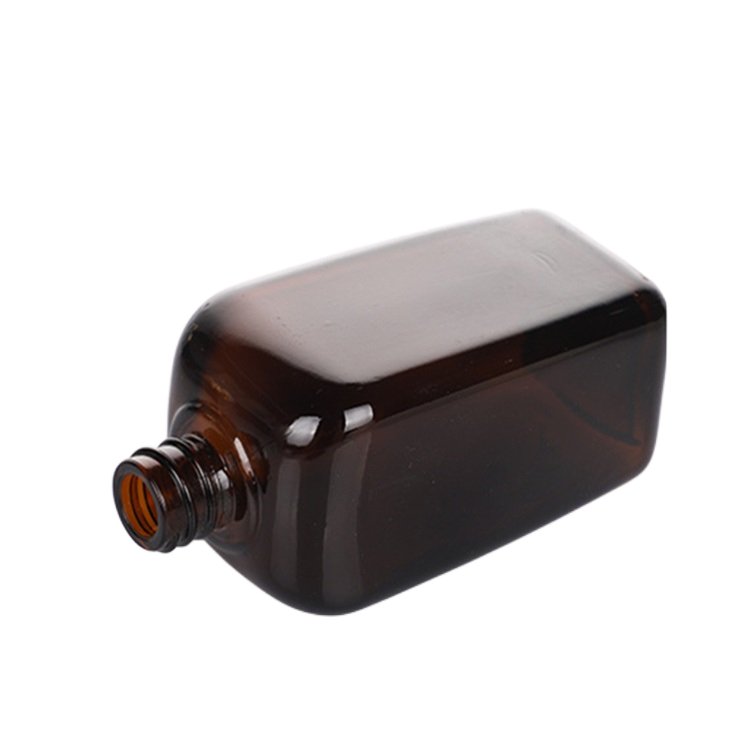 Hot popular transparent 10ml 20ml 30ml 50ml 100ml square serum glass bottle essence dropper bottle