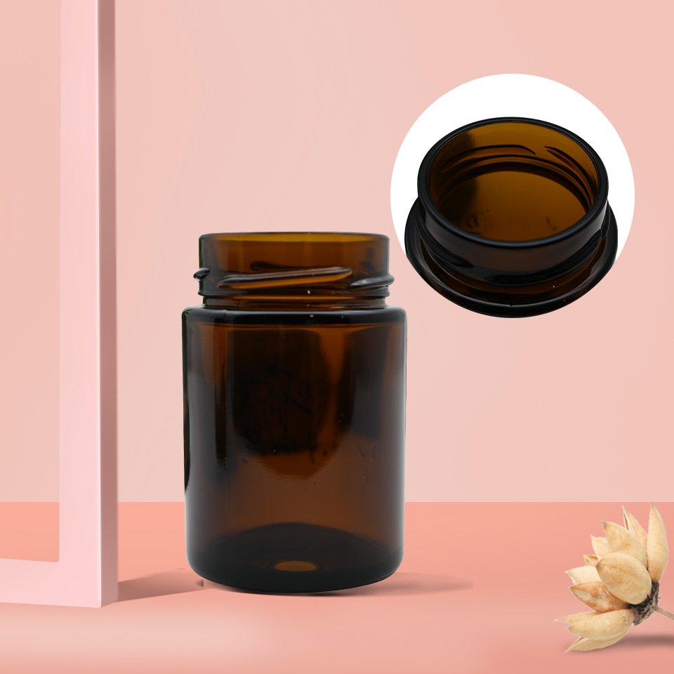 180ML Brown JAR glass bottle