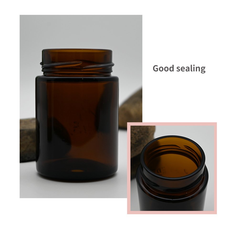 180ML Brown JAR glass bottle