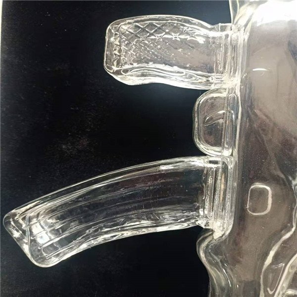 800ml AK47 rifle gun shaped glass decanter / unique gun shaped wine glass bottle