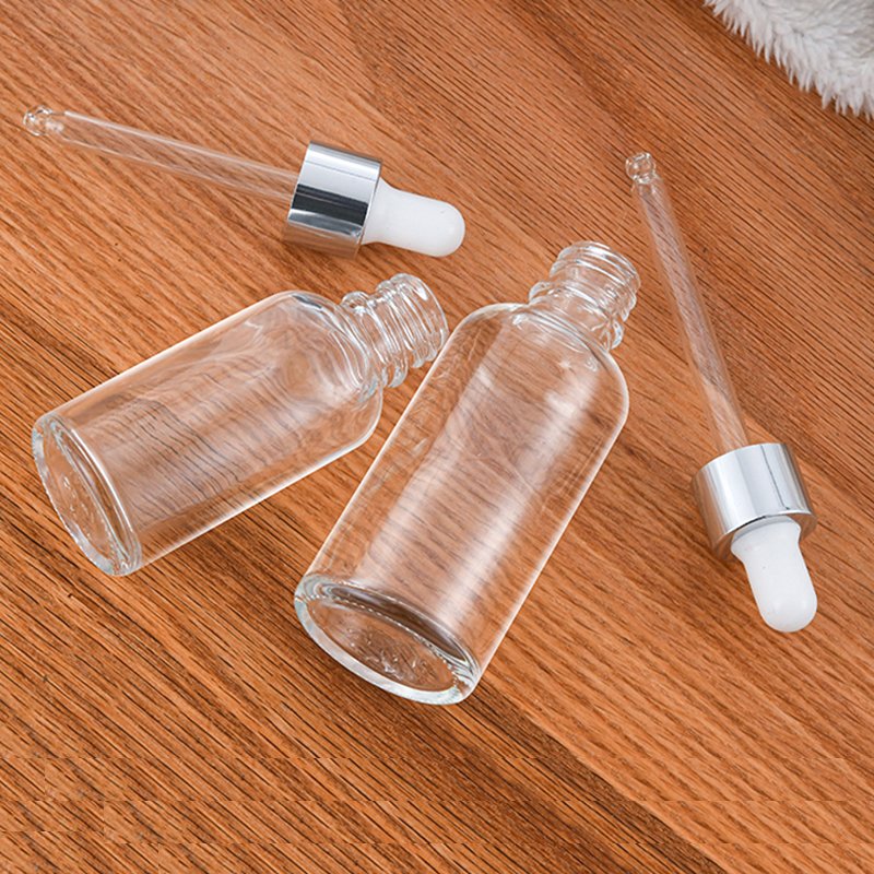 5ml 10ml 15ml 20ml 30ml 50ml 100ml Clear Essential Oil Bottle Dropper Glass Bottle For Cosmetic