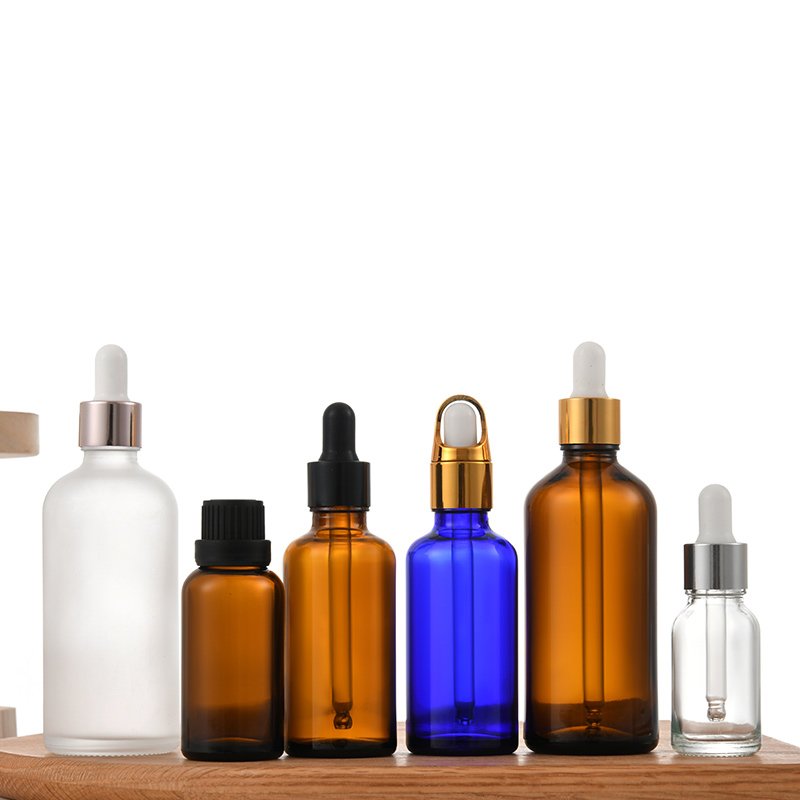 5ml 10ml 15ml 20ml 30ml 50ml 100ml Clear Essential Oil Bottle Dropper Glass Bottle For Cosmetic