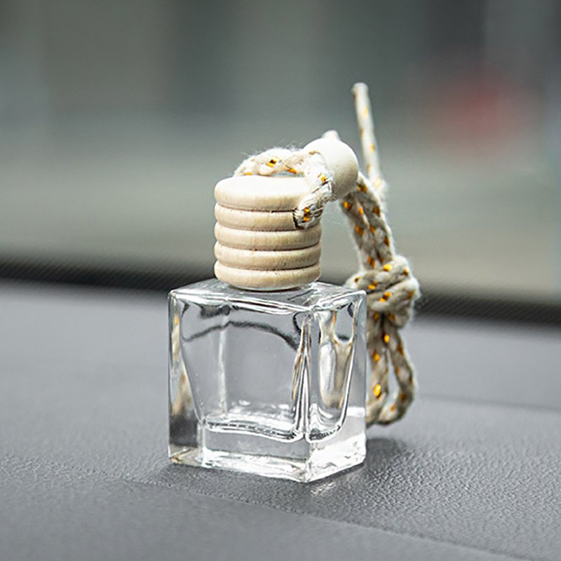 hanging glass car diffuser perfume glass bottle