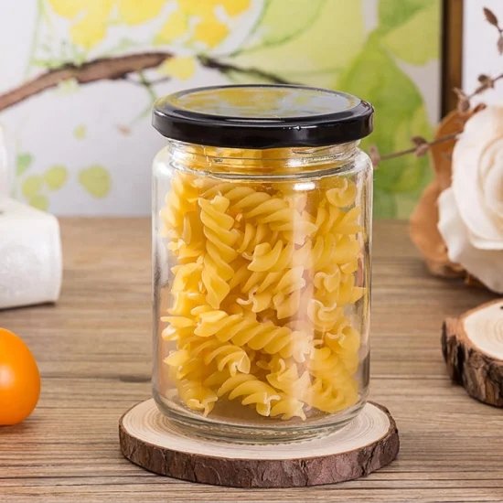 100ml 200ml 240ml 350ml Multi-Standard Transparent Glass Jar Bottle Honey Bottle Jam Bottle Sealed Hot Sale Glass Packaging Jar