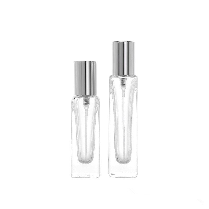 Unique Design 8ml 10ml silver lids Empty Classic Luxury Perfume Glass Bottles Atomizer Cosmetic Glass Perfume Gift Bottle box