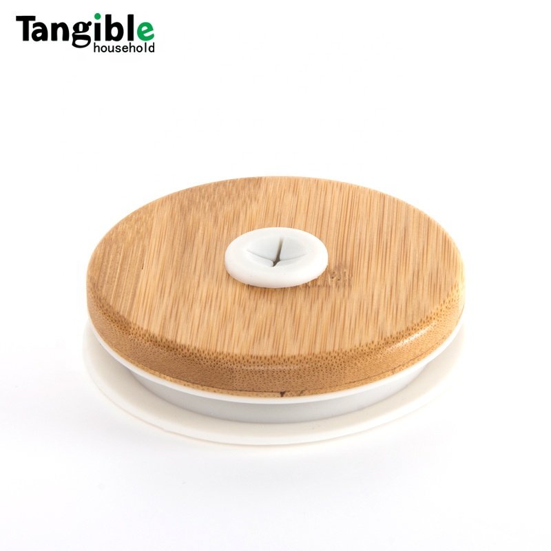 2023 new design 24OZ 700ml glass tumbler juice glass cup with bamboo lid and straw