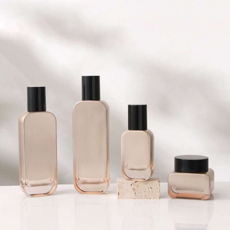 Cosmetic Lotion Glass Bottle 50g Face Cream Jar Factory Direct Wholesale High Quality 30ml 50ml 100ml 120ml Cosmetic Packaging
