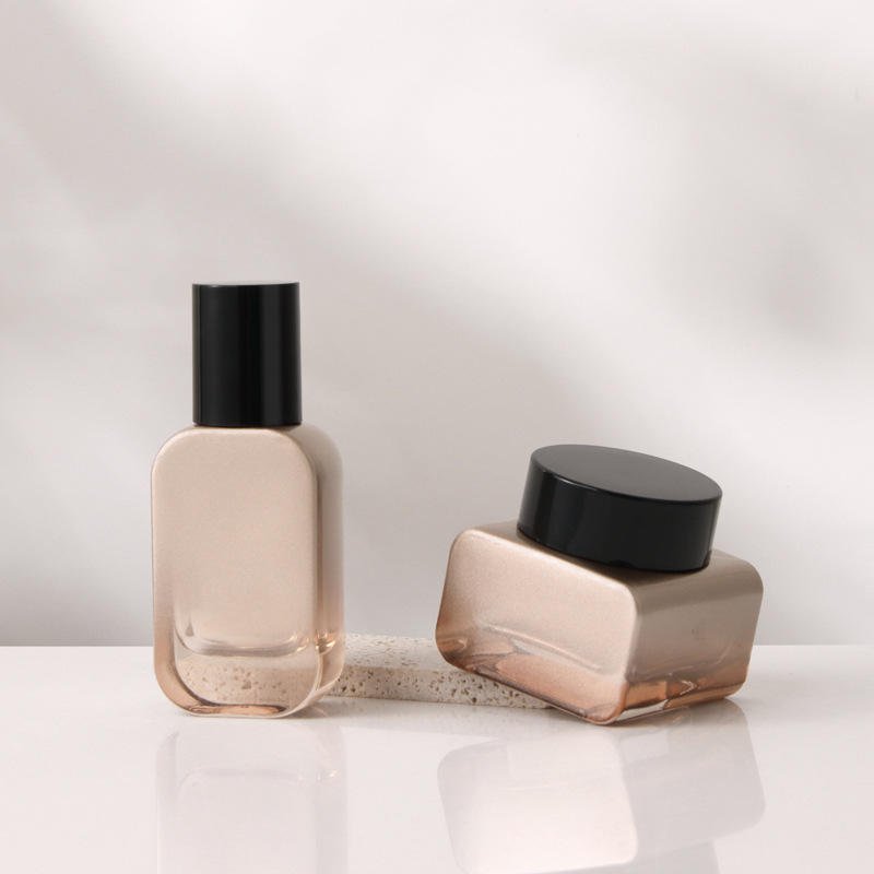 Cosmetic Lotion Glass Bottle 50g Face Cream Jar Factory Direct Wholesale High Quality 30ml 50ml 100ml 120ml Cosmetic Packaging