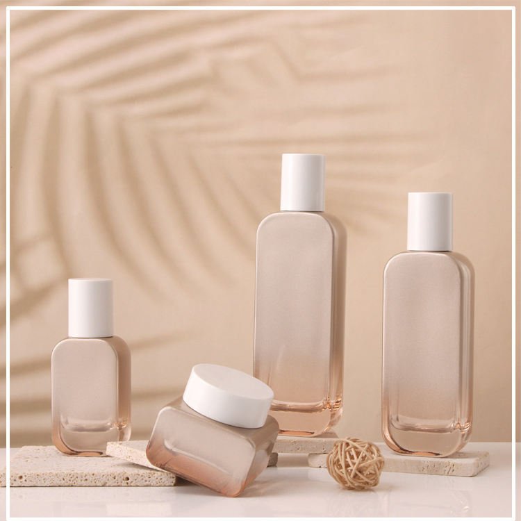 Cosmetic Lotion Glass Bottle 50g Face Cream Jar Factory Direct Wholesale High Quality 30ml 50ml 100ml 120ml Cosmetic Packaging