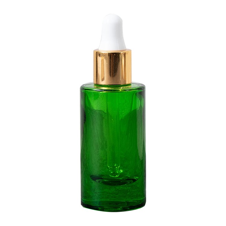 Thick Wall Glass Dropper Bottle Heavy Bottom Glass Cosmetic Toner Pump Serum Bottle For Skincare