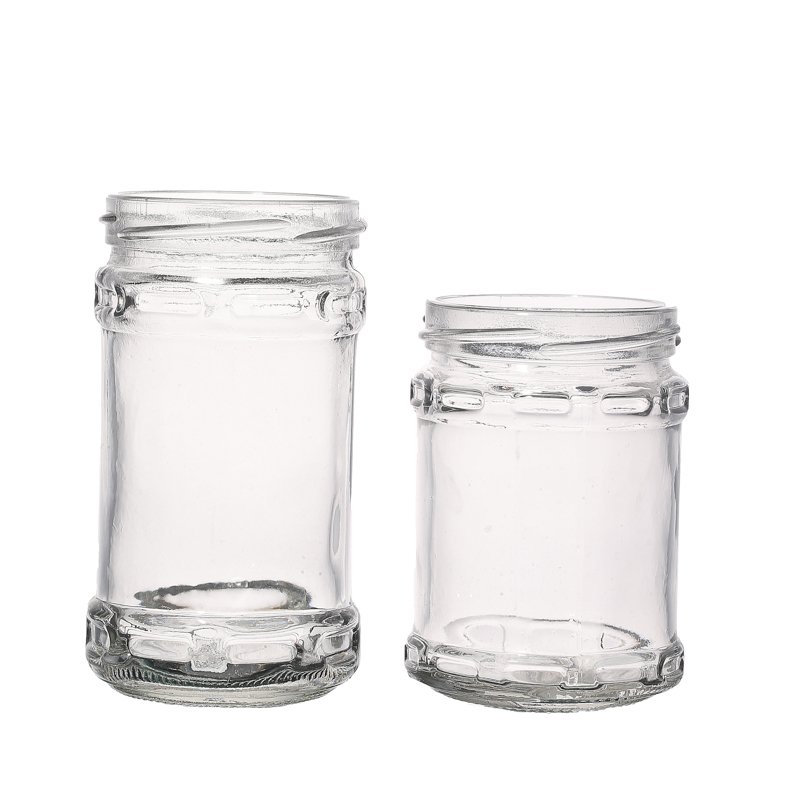 200ml 220ml Clear Round High Quality Packaging Customize Glass Bottles for Sauce Wholesale