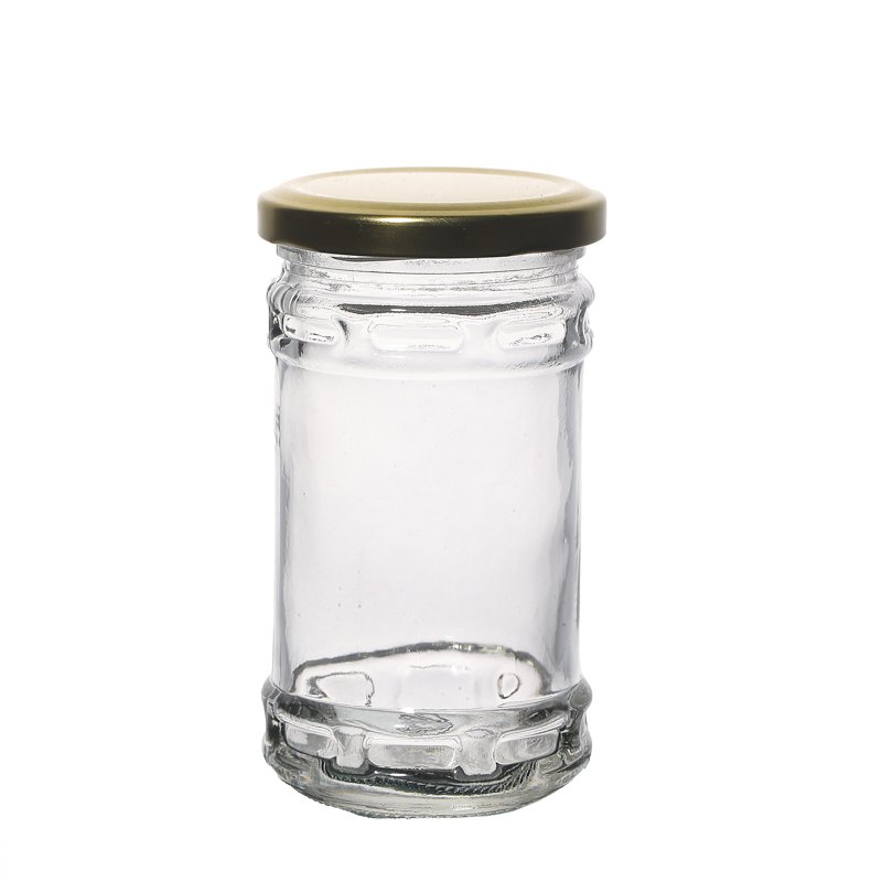 200ml 220ml Clear Round High Quality Packaging Customize Glass Bottles for Sauce Wholesale