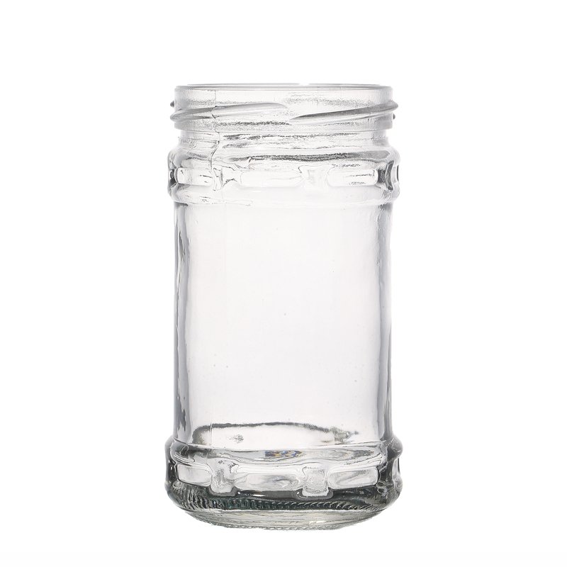 200ml 220ml Clear Round High Quality Packaging Customize Glass Bottles for Sauce Wholesale