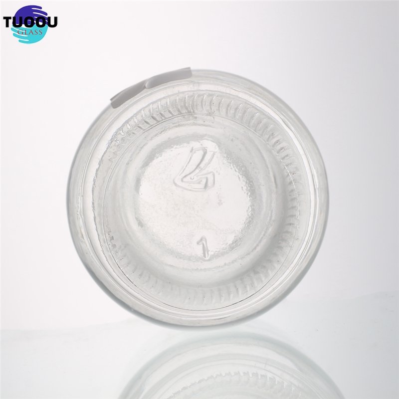 Hot selling drink bottle 200ml 250ml 500ml 1 liter glass beverage wholesale empty milk juice bottles container