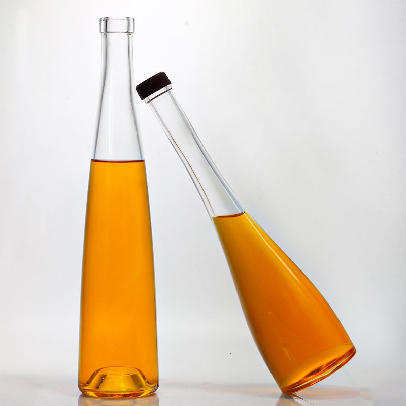 Beverage glass bottle empty clear 330ml 375ml 500ml water bottle icewine apple juice fruit juice glass bottle