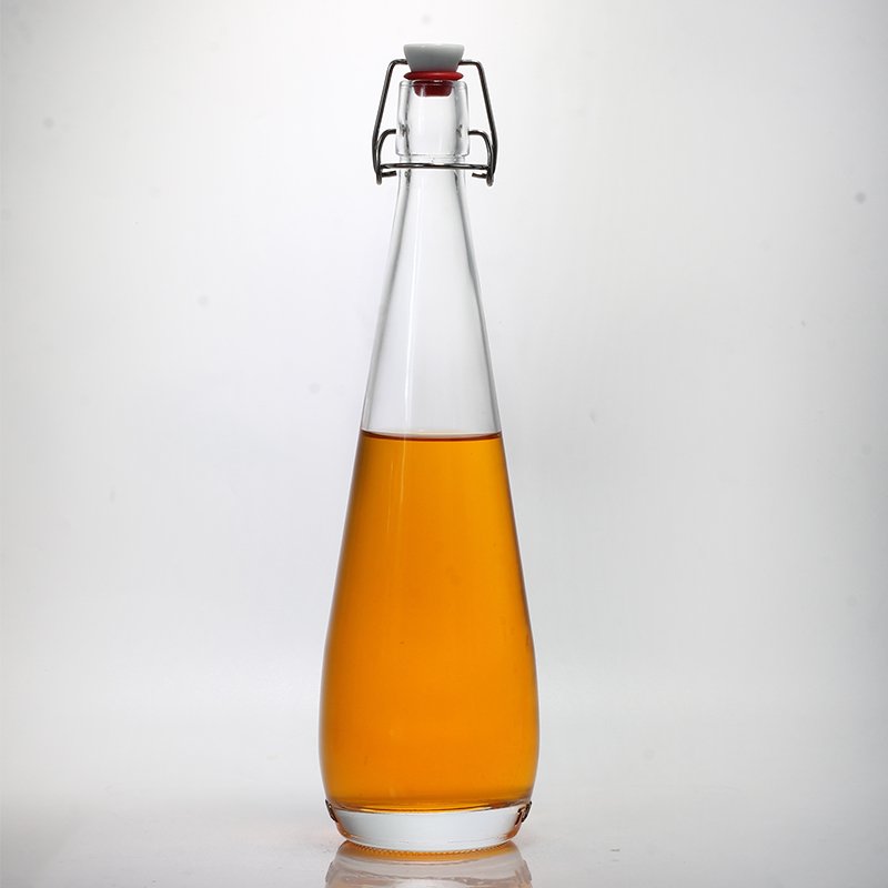 Beverage glass bottle empty clear 330ml 375ml 500ml water bottle icewine apple juice fruit juice glass bottle