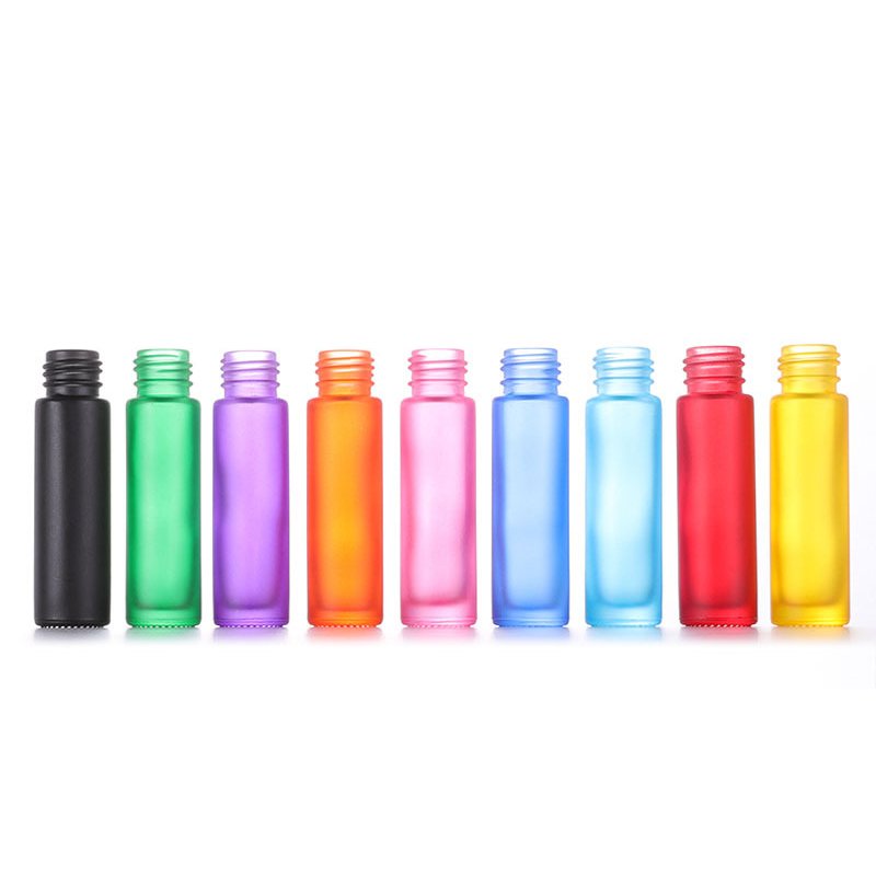 Mini travel size 10ml glass perfume refillable atomizer spray bottle with spray pump