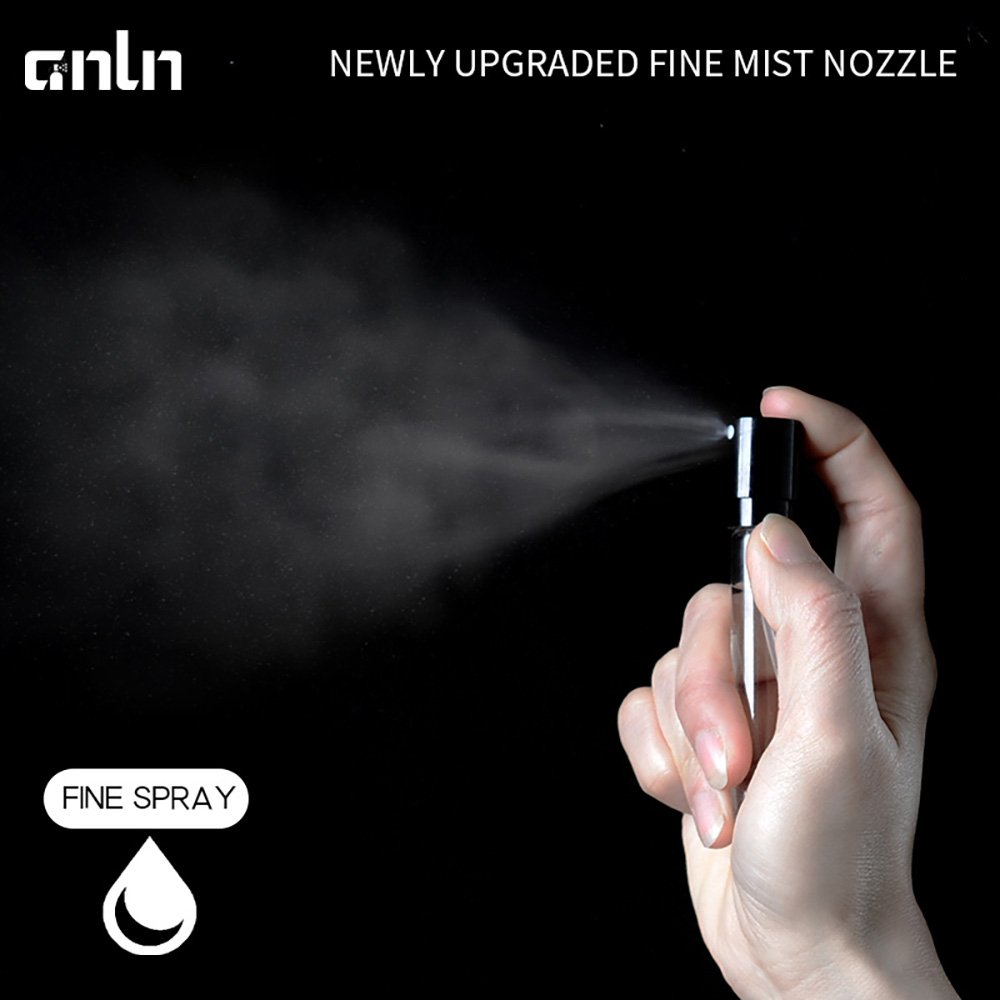 ANLN 2ml 3ml 5ml 10ml glass spray bottles Empty Vial mini test bottle refillable perfume Atomizer