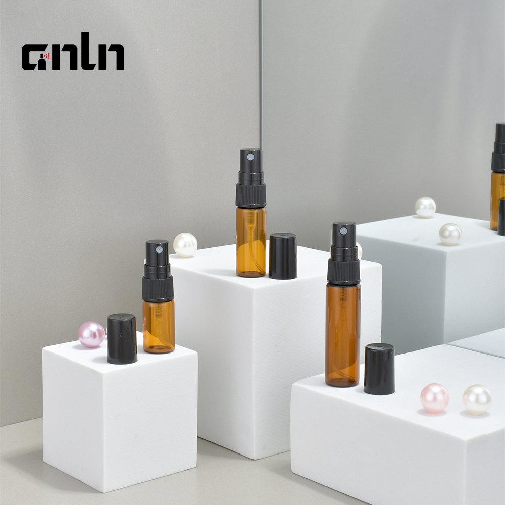 ANLN 2ml 3ml 5ml 10ml glass spray bottles Empty Vial mini test bottle refillable perfume Atomizer